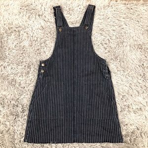 Overall mini dress